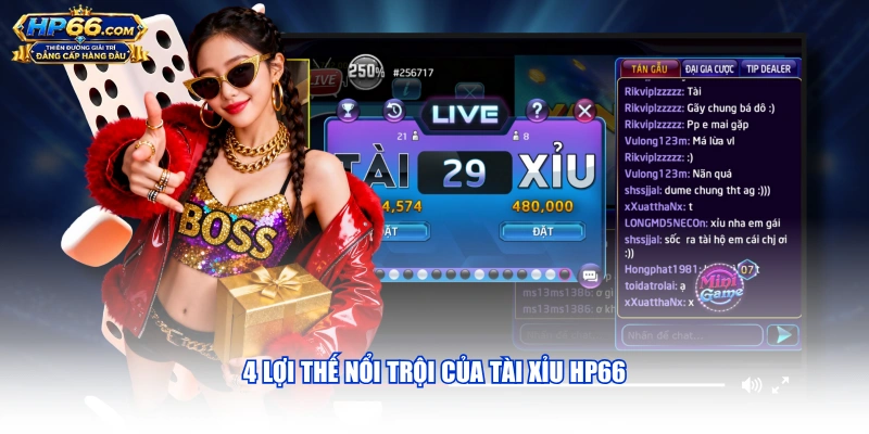 4 lợi thế nổi trội của Tài XỈu HP66